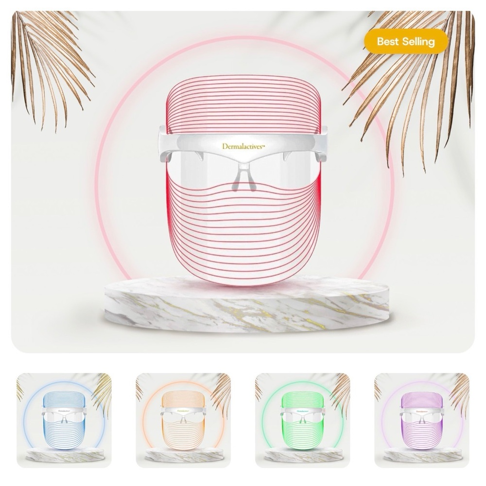 Dermalactives Light Therapy LED Mask 7 in 1, like new, never used!